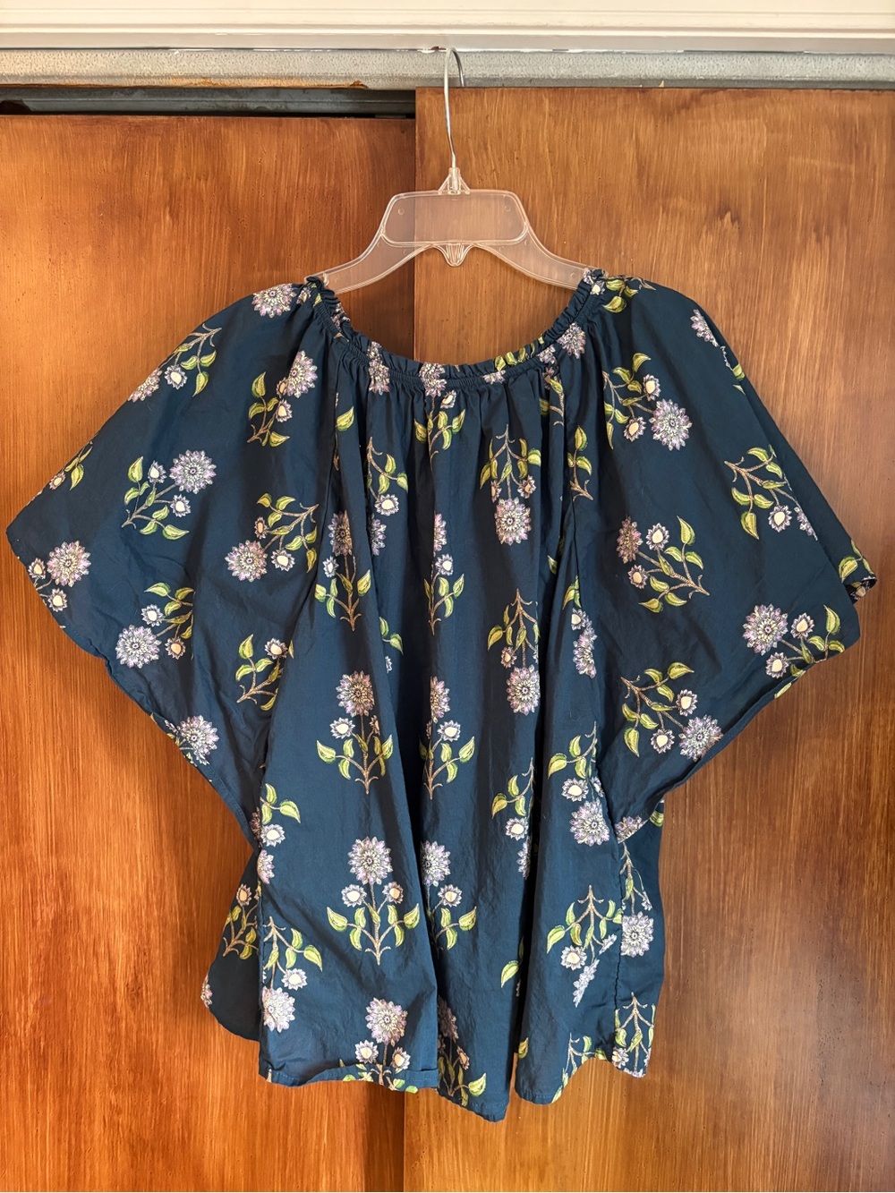 EUC Old Navy Flutter-Sleeve Tassel-Tie Top | Floral Peasant Blouse | Women’s XXL - Picture 12 of 16